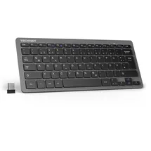 TeckNet Slim Kabellose Tastatur DE