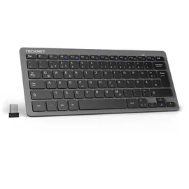 TeckNet Slim Kabellose Tastatur DE