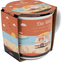 GRUSS & CO Kaffeetasse 0,35 l Braun