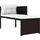 vidaXL Garten-Lounge-Set 4-tlg. braun