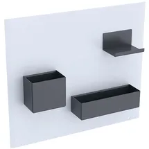 Geberit Magnettafel mit Stauboxen weiß