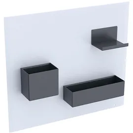 Geberit Magnettafel mit Stauboxen weiß