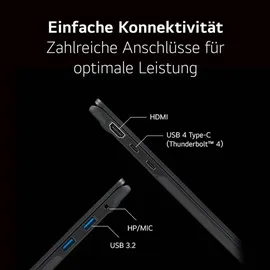 LG gram Pro 16 OLED Core Ultra 7 155H 16GB/1TB Win11 schwarz 16T90SP-K.AA78G