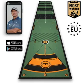 Wellputt Golf Putting-Matte Wellputt 4 m grün grün NO SIZE