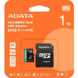 A-Data Adata microSD 1.0TB Premier Pro UHS-I U3 + Adapter (microSD, 1000 GB, U3, UHS-I), Speicherkarte