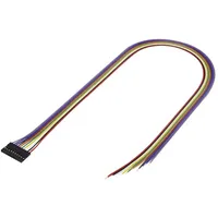 TRU Components Konfektionierte Litze Polzahl Gesamt 10 Rastermaß: 2.54