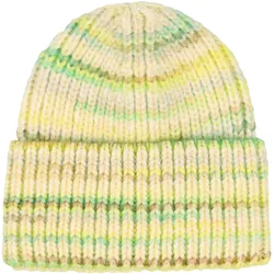 Beanie CAPELLI NEW YORK, Damen, gelb (gelb combo), Strick, Strick, Materialmix, mehrfarbig, casual,feminin,modisch,sportlich, Mützen, mit Farbverlauf