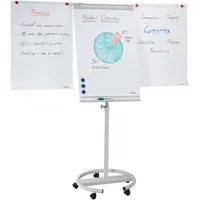Franken Flipchart 68 x 105 cm Grau