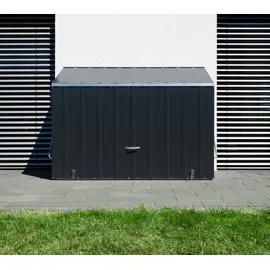 Trimetals Sesame Fahrradbox Metall Dunkelgrau 76x185x139 cm