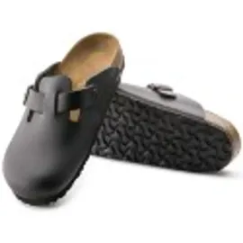 Birkenstock Boston Naturleder schmal schwarz 36