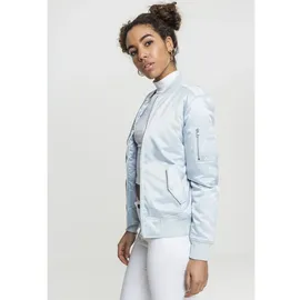 URBAN CLASSICS Satin Jacke Blue S