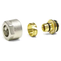 Sanpro Klemmverschraubung - Klemmringverschraubung für Verbundrohr - 3/4", Größe 17x2
