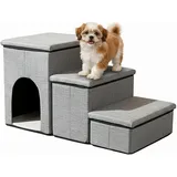 Relaxdays Hundetreppe (Hund, Katze, Faltbar), Tiertransport