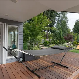 Juskys Hängematte Cata 360 x 140 cm Anthrazit