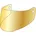 LS2 OF569 Visier One Size Gold-Verspiegelt