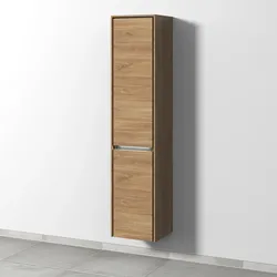 Sanipa Hochschrank „Twiga“ 375 × 1713 × 350 mm in Eiche Kansas, Anschlag rechts, mit Beleuchtung