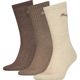 Puma Tennissocken 3er Pack Braun 35-38