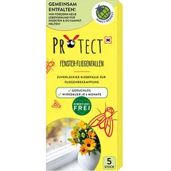 PROTECT Fliegenfalle Fenster transparent 5 St.