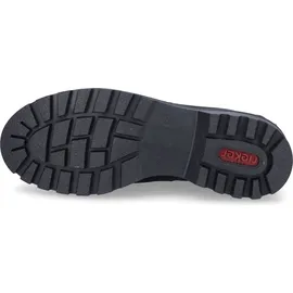 Rieker Damen Schnürboot schwarz - Schwarz