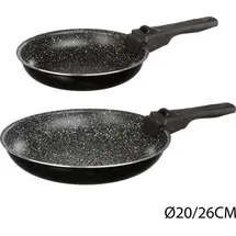 5Five Stein Pfannen-Set 2-tlg. 20 cm + 26 cm