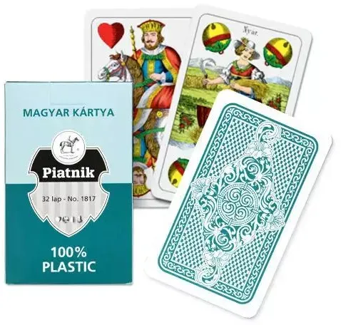 Ungarische Spielkarten - 32 Karten, Kunststoff