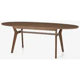 MADE Esstisch MADE.COM Jenson Esstisch rund ausziehbar für 6-8 (1-St), Ausziehbar