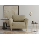Home Affaire Sessel »MARSEILLE Polstersessel«, mit Massivholzbeinen aus Eiche, verschiedene Bezüge und Farbvarianten braun
