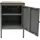 Mendler Nachtschrank HWC-L84 63 x 40 x 40 cm Grau
