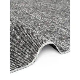 ELLE DECORATION Brilliance - Kurzflor Teppich Prisma, Wohnzimmerteppich mit Raster Design, Kachel, Quadrat Muster, Glänzender, Moderner Teppich für Wohnzimmer, Schlafzimmer - Silber Grau, 160x230 cm