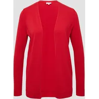 S.Oliver Strickjacke, Feinstrick ohne Verschluss, rot 36