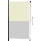 vidaXL Außenrollo 120 x 270 cm creme