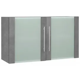 WIHO KÜCHEN Hängeschrank Glashängeschrank Flexi2 100 x 35 x 56,5 cm Grau