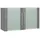 WIHO KÜCHEN Hängeschrank Glashängeschrank Flexi2 100 x 35 x 56,5 cm Grau