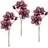 I.GE.A. Kunstblume I.GE.A. "Magnolie", rot, B:13cm H:40cm L:10cm, Obermaterial: 90% Polyester, 10% Kunststoff, Kunstpflanzen, Künstlicher Magnolienzweig, 3er Set