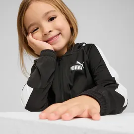 Puma Kinder Anzug ESS No.1 Logo Poly Suit PS, Größe 122 in Schwarz PUMA Black