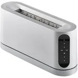 Jacob Jensen Langschlitz-Toaster Silber