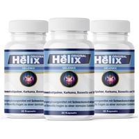 Helix Original - Nahrungsergänzungsmittel für Gelenkschmerzen mit Kurkuma, Boswellia, Schneckenproteinextrakt und Vitamin C für die Kollagenbildung - Laktosefrei, glutenfrei (90 Kapseln)
