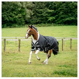 Horseware Ireland Weidedecke Amigo 100g 140 cm Black/Titanium Grey