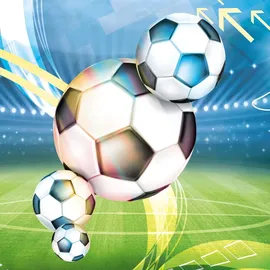 ROTH Schultüte groß Fußball 85 cm eckig Rot(h)-Spitze Tüllverschluss Zuckertüte Schulanfang