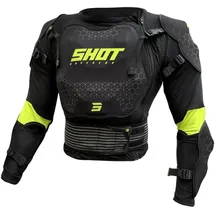 Shot Optimal 2.0 Protektorenjacke Gelb/Schwarz XXL