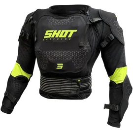 Shot Optimal 2.0 Protektorenjacke Gelb/Schwarz XXL