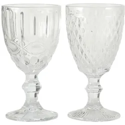 Boltze Weinglas Aurora 2er Set, klar