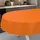 ANRO Wachstuch-Tischdecke Oval 240 x 140 cm Orange