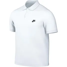 Nike Herren Poloshirt, weiß - Schwarz,Weiß - L