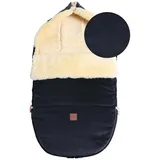 Kaiser Fußsack Filius Cord Lammfell Fußsack blau