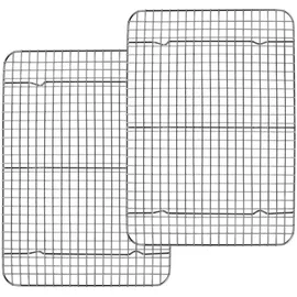 luxuskollektion Abkühlgitter Edelstahl Rechteckig Backgitter 2er Set 38,9x28,5x2cm