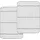 luxuskollektion Abkühlgitter Edelstahl Rechteckig Backgitter 2er Set 38,9x28,5x2cm