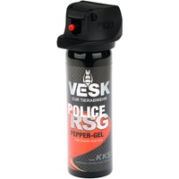 Pfefferspray VESK Police RSG Gel 63ml Sprühkopf mit Federdeckelkappe geschützt - hochwertiges Tierabwehrspray zur Selbstverteidigung