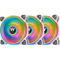 Thermaltake Riing Quad 12 RGB 3 Pack White Edition Fan - Controller)