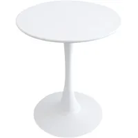 Expo-Börse Metall Bistrotisch rund ÿ 60 cm weiß wetterfest